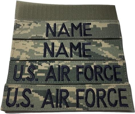 4 Pieces Abu Name Tape And Us Air Force Usaf Tape With
