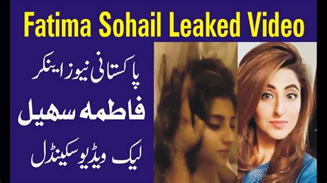 Fatima Sohail Leaked Video Fatima Sohail Full Video Fatimasohail