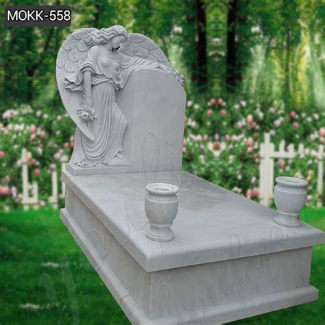 Where To Buy White Marble Angel Headstones For Graves Online Mokk 558 You Fine Sculpture