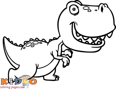 T Rex Dinosaur Pictures To Color For Kids Kids Coloring Pages