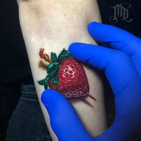 Strawberry Realism Piece