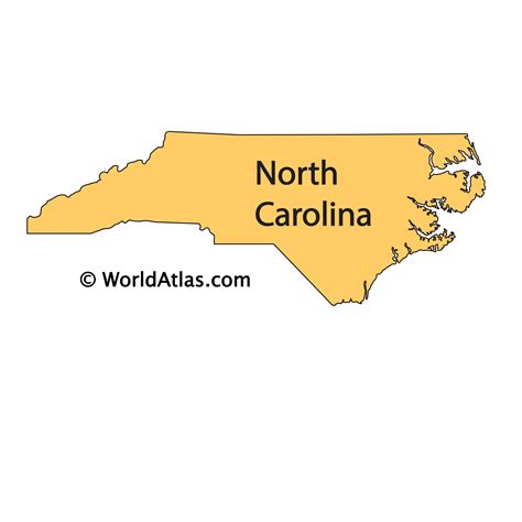 North Carolina On World Map