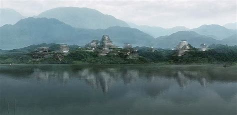 Últimas Tendencias Shan Shui City Fusiona La Naturaleza Con La