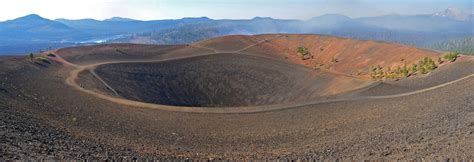 Cinder Cone From The North Rim Butte Lake And Cinder Cone Lassen