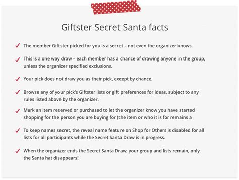 Start A Secret Santa Draw Tster Help