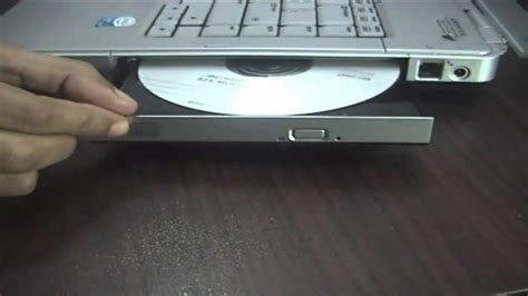 How To Eject A Stuck Cddvd From Laptops Dvd Drive Youtube
