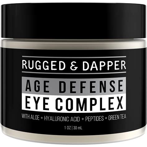 Rugged And Dapper Mens Eye Cream For Dark Circles Puffiness