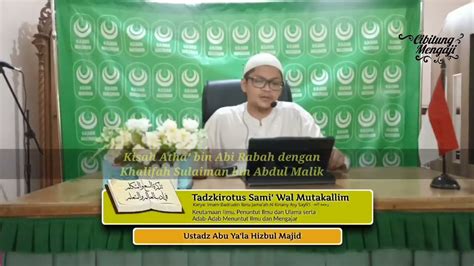 Kisah Atha Bin Abi Rabah Dengan Khalifah Sulaiman Bin Abdul Malik
