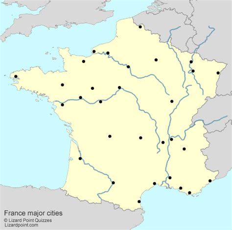 Test Your Geography Knowledge France Major Cities