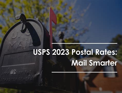 Usps 2023 Postal Rates Mail Smarter Nahan