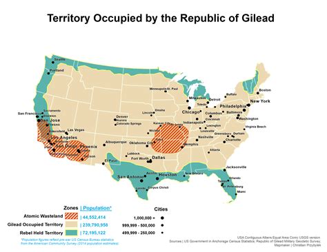 Fertile women whose survival is dependent on bearing the children of gilead's leadership. I made a map of Gilead, from The Handmaid's Tale and used ...