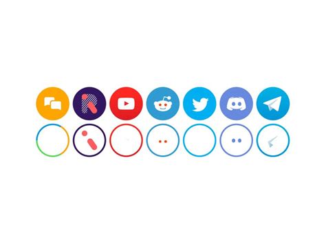 Social Media Icon Set Icon Png Vector In Svg Pdf Ai Cdr Format