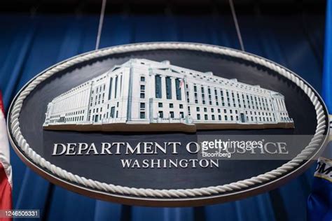 Department Of Justice Seal Photos And Premium High Res Pictures Getty