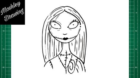 How To Draw Sally Face The Nightmare Before Christmas