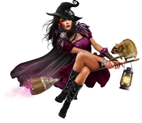 tube sorcière pour créas halloween - clic sur l'image pour obtenir en