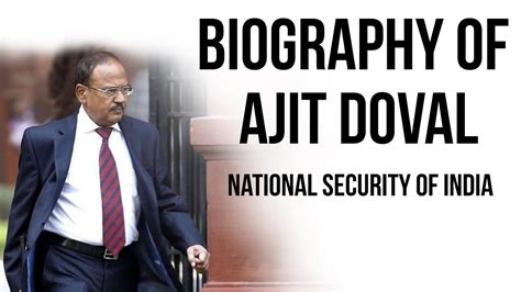 Ajit Doval Biography अजीत डोभाल की जीवनी 5th National Security Advisor