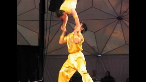 Acrobat Contortion Duo In Yellow Youtube