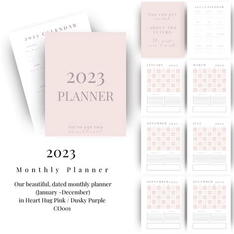 2023 Dated Monthly Planner Kate Grosvenor