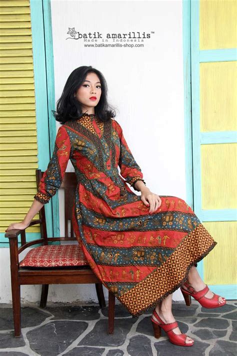 Batik Amarillis Made In Indonesia Presents Batik Amarillis Birthday Dress 8 Which Features Batik