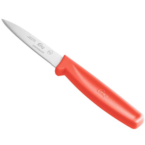 Choice 3 14 Red Smooth Edge Paring Knife