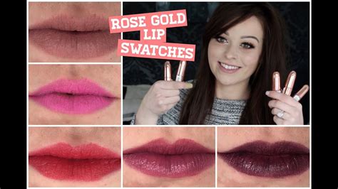 Revolution Rose Gold Lipsticks Lipstutorial Org