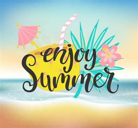 Enjoy Summer Beach Party 332300 Vector Art At Vecteezy