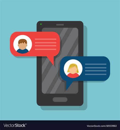 Cell Phone Communication Royalty Free Vector Image