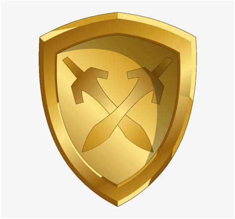 Download Free Gold Shield Png Shield With Sword Emblem Transparent