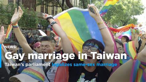 Taiwan Approves Same Sex Marriage