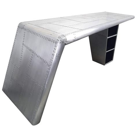 Schreibtische in modernem design sind in jedem büro unersetzlich und dienen längst nicht nur als arbeitsplatz. Schreibtisch Bürotisch Alu Aviator Büro Ofiice Tisch ...