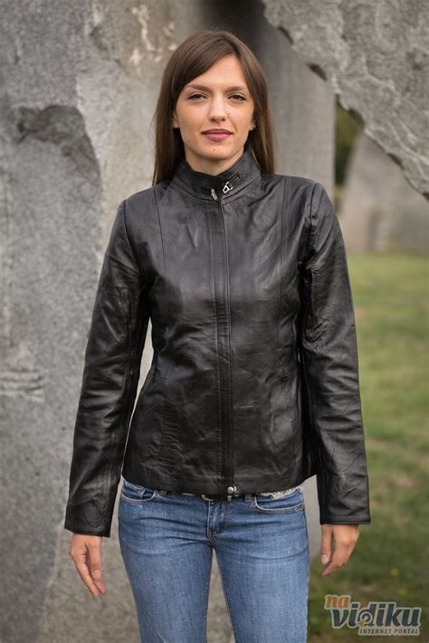 Ženske Kratke Kožne Jakne Donna Crna La Force Leather Beograd