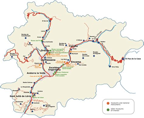 Map Andorra - Travel Europe