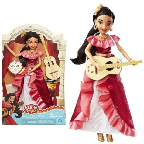 Disney Elena Of Avalor Singing Musical Doll My Time With Guitar Gown