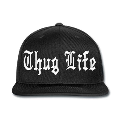 Thug Life Black Cap Transparent Png Stickpng