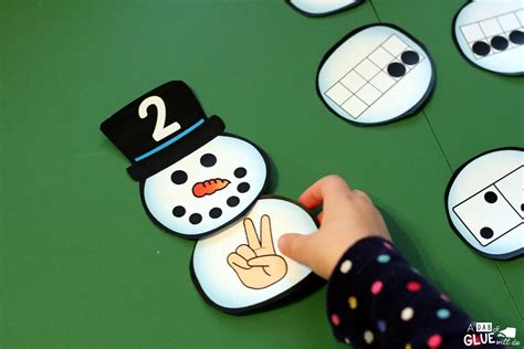 Snowman Number Match Printable