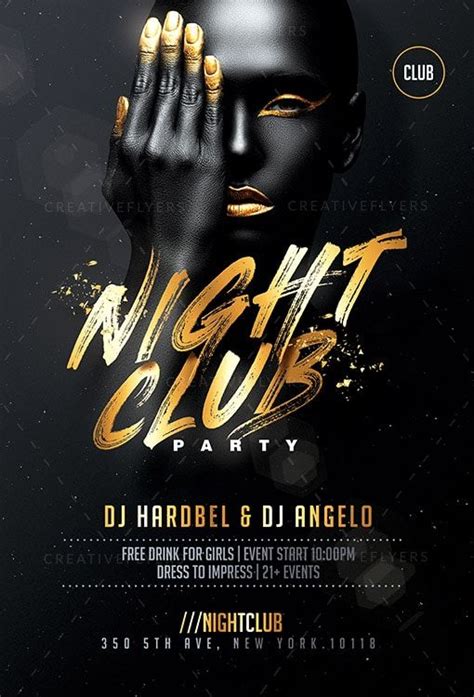 Night Club Flyers Psd Templates ~ Creative Flyers Concert Poster