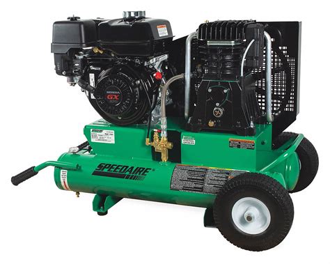 Speedaire 2 Stage 9 Hp Engine Portable Gas Air Compressor 2yj61