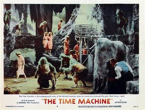 Rod taylor, alan young, yvette mimieux. 100 Years of Cinema Lobby Cards: The Time Machine (1960)