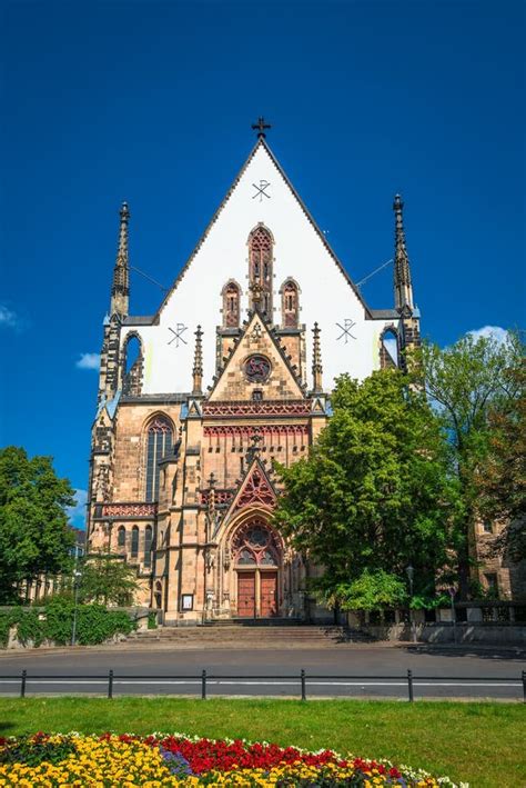 St Thomas Church In Leipzig Germany Stock Photo Image Of Leipzig