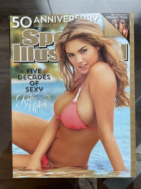 Sports Illustrated Magazine 50th Anniversary 2014 Swimsuit Issue Kate Upton 5 00 Picclick
