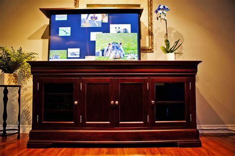 Motorized Tv Lift Cabinet Bios Pics