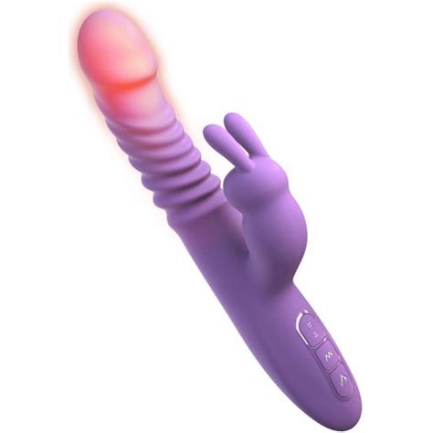 Fantasy For Her Her Thrusting Silicone Rabbit Purple Sex Toys