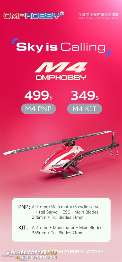 Omphobby OMP M4 - can it conquer the market? - rchelicopterhub.com