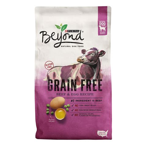 Because this food is made with natural ingredients and it is free from artificial additives, it may be a little more expensive than other purina brands. Purina Beyond Natural Dry Dog Food, Grain Free, Beef Egg ...