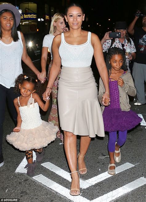 Mel B And Daughter Madison Sport Matching Outfits In New York Daily