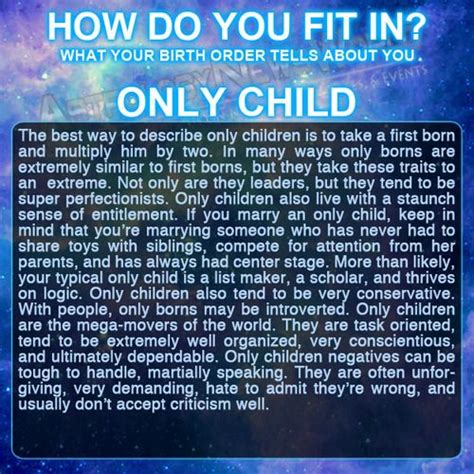 How Do You Fit In What Being An Only Child Tells About You Birth