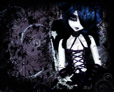 Dark Goth Anime Wallpapers Wallpaper Cave