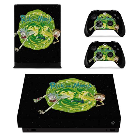 Rick And Morty Decal Skin Sticker For Xbox One X And Controllers