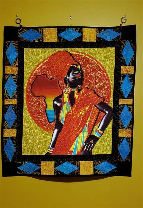 African Queen Quilt African Handmade Wall Hanging Wakanda Etsy