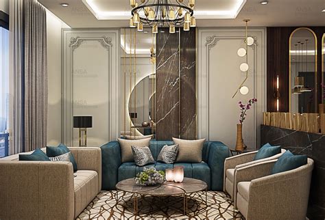 Interior Designer Drawing Room Luxury Modern Villa Qatar On Behance